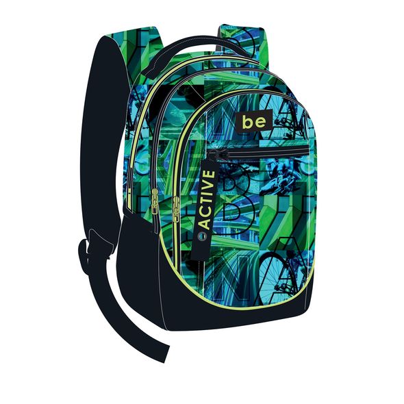 Рюкзак Hatber STREET -Active- 30х42х20 см полиэстер 3 отделения 3 кармана , 